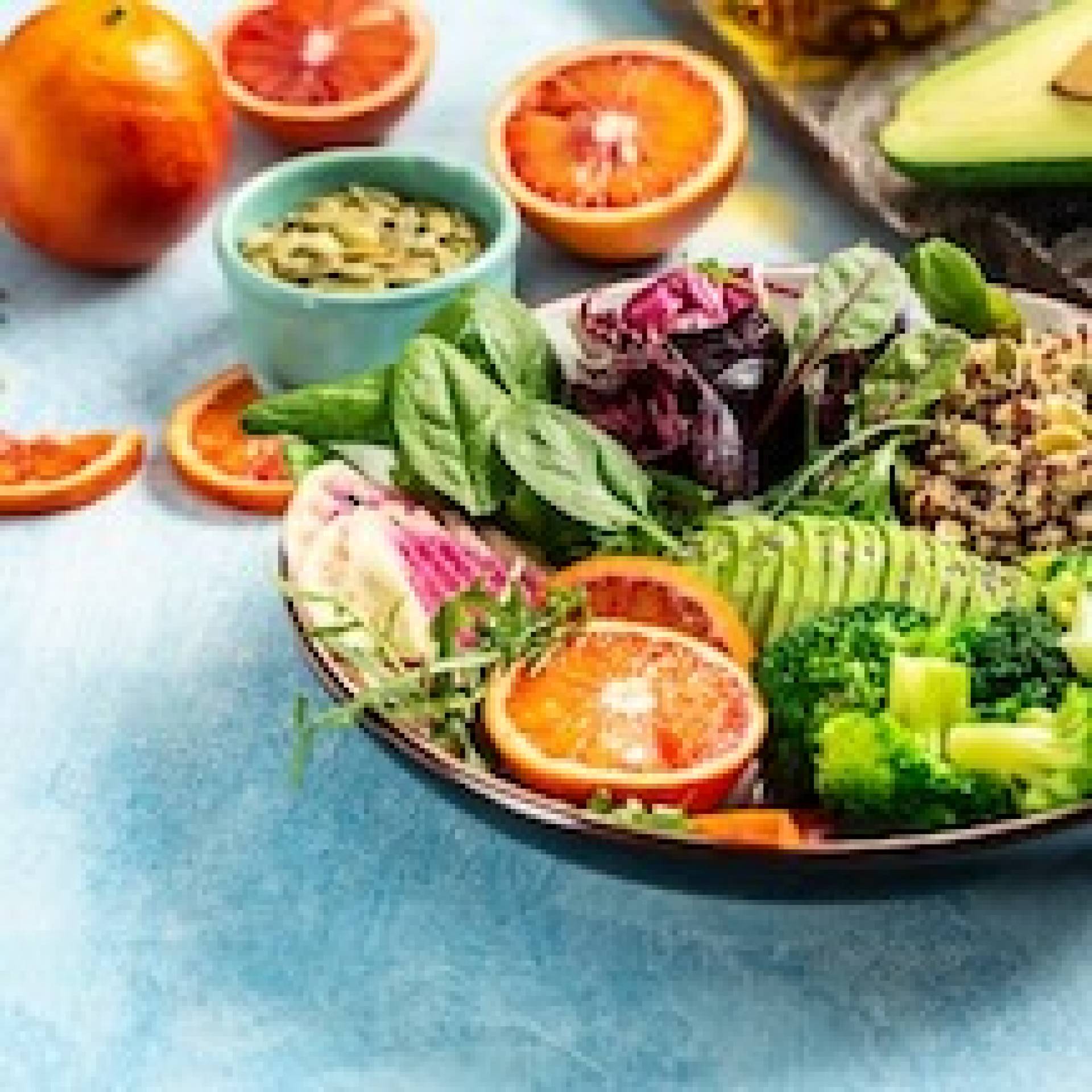 Winter Greens Salad-Grassfed Burger