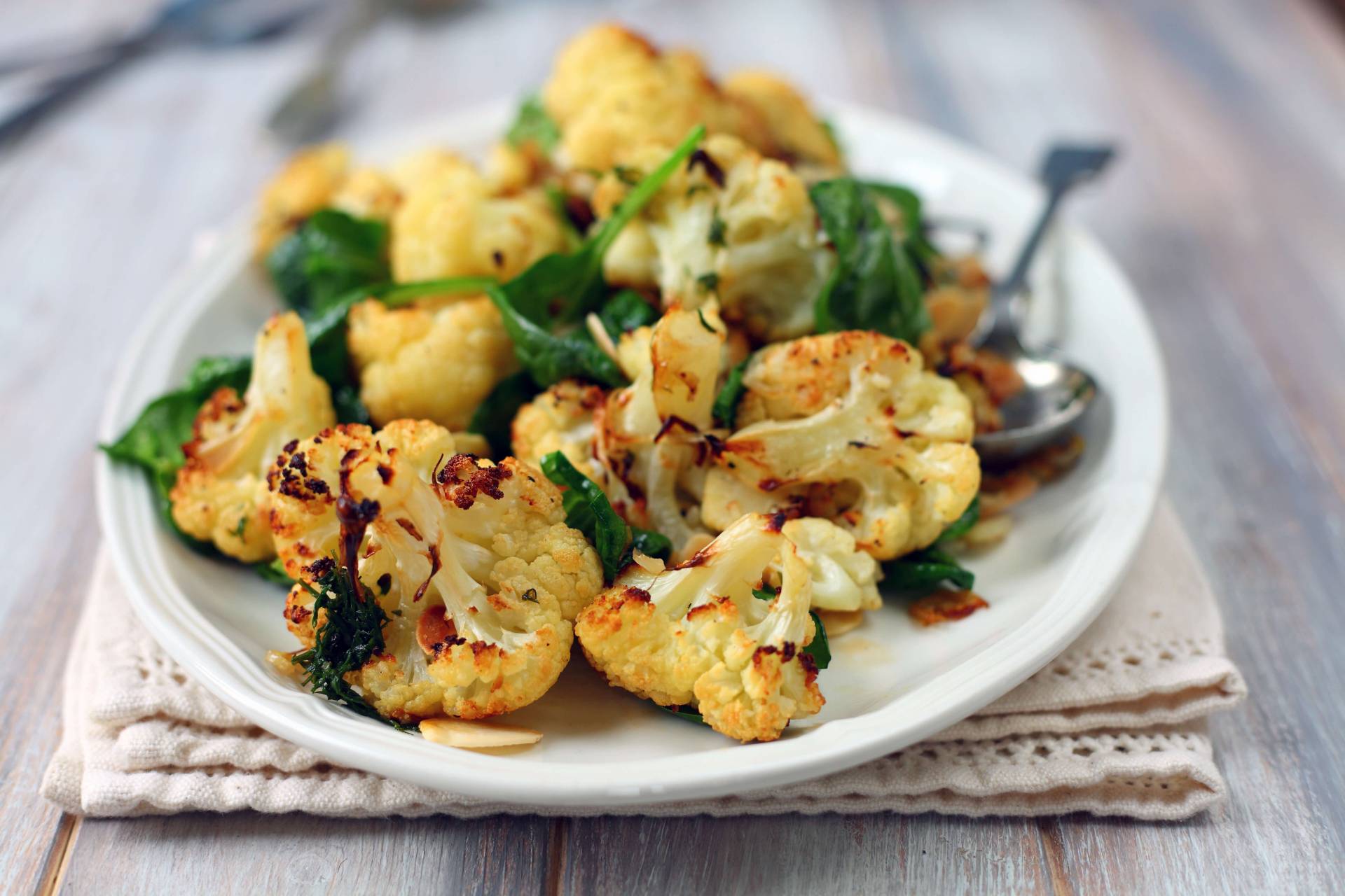 Harissa Roasted Cauliflower