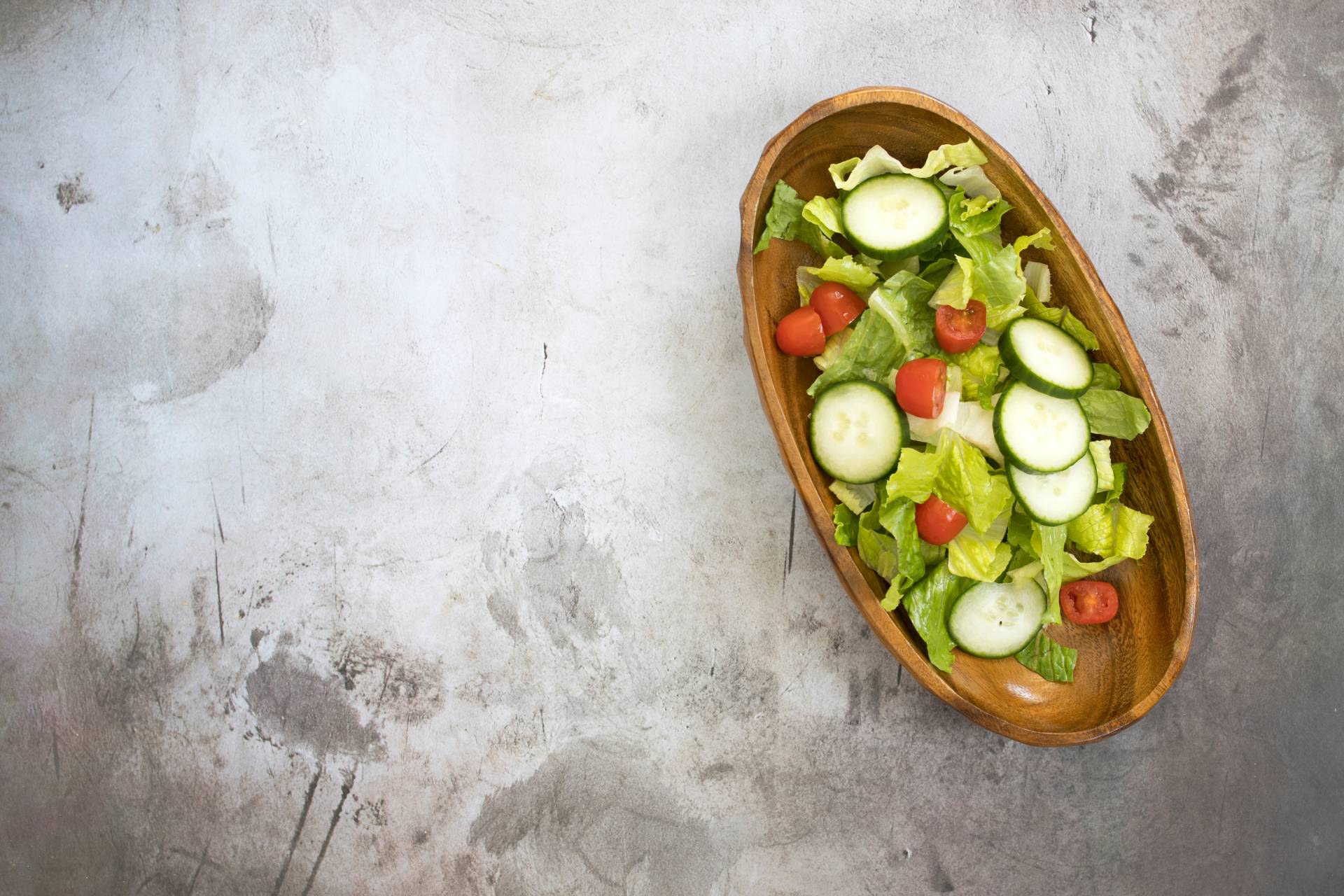 Chopped Salad with turkey burger