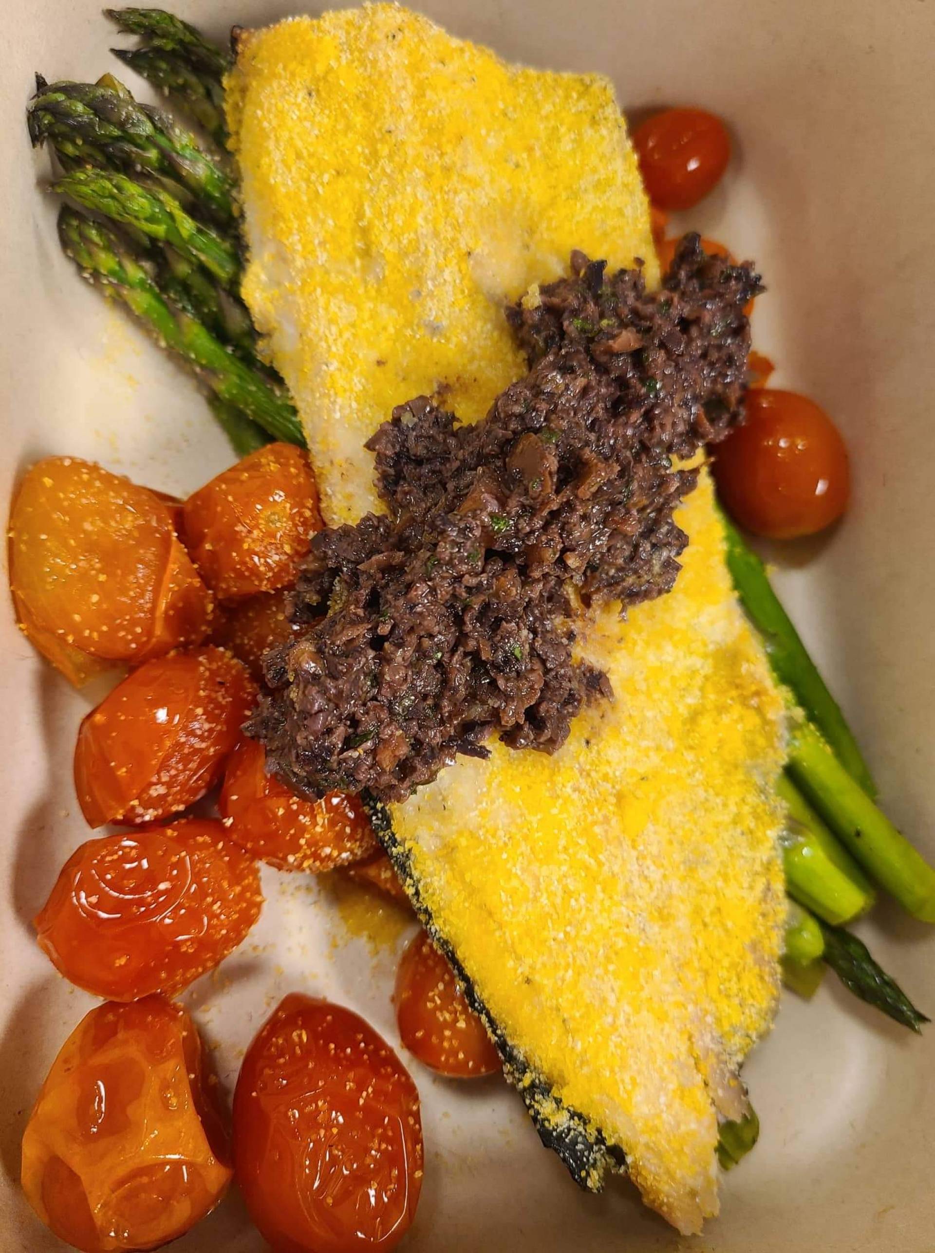 Polenta Crusted Wild Trout