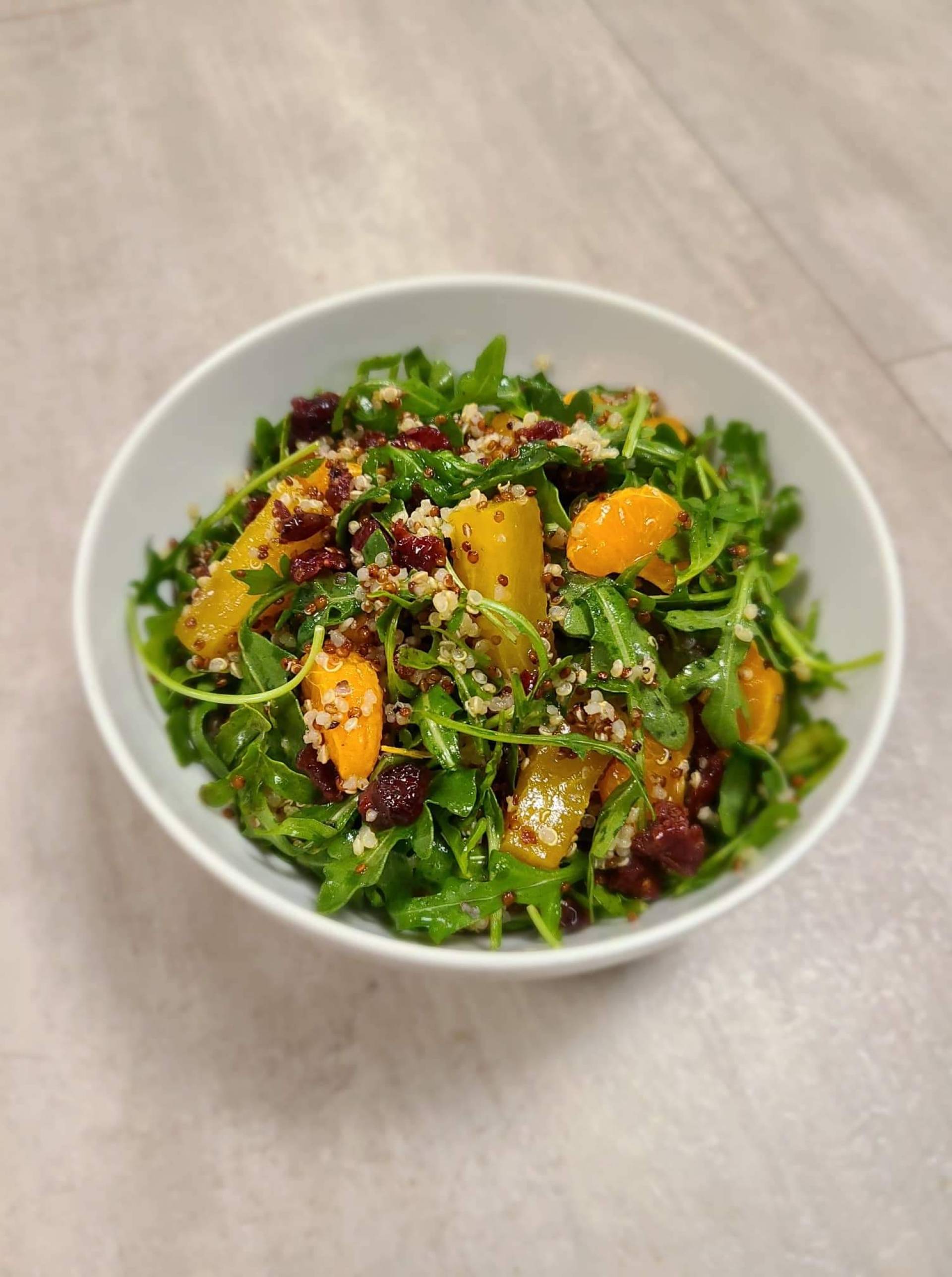 Roasted Beet & Citrus Salad-shrimp