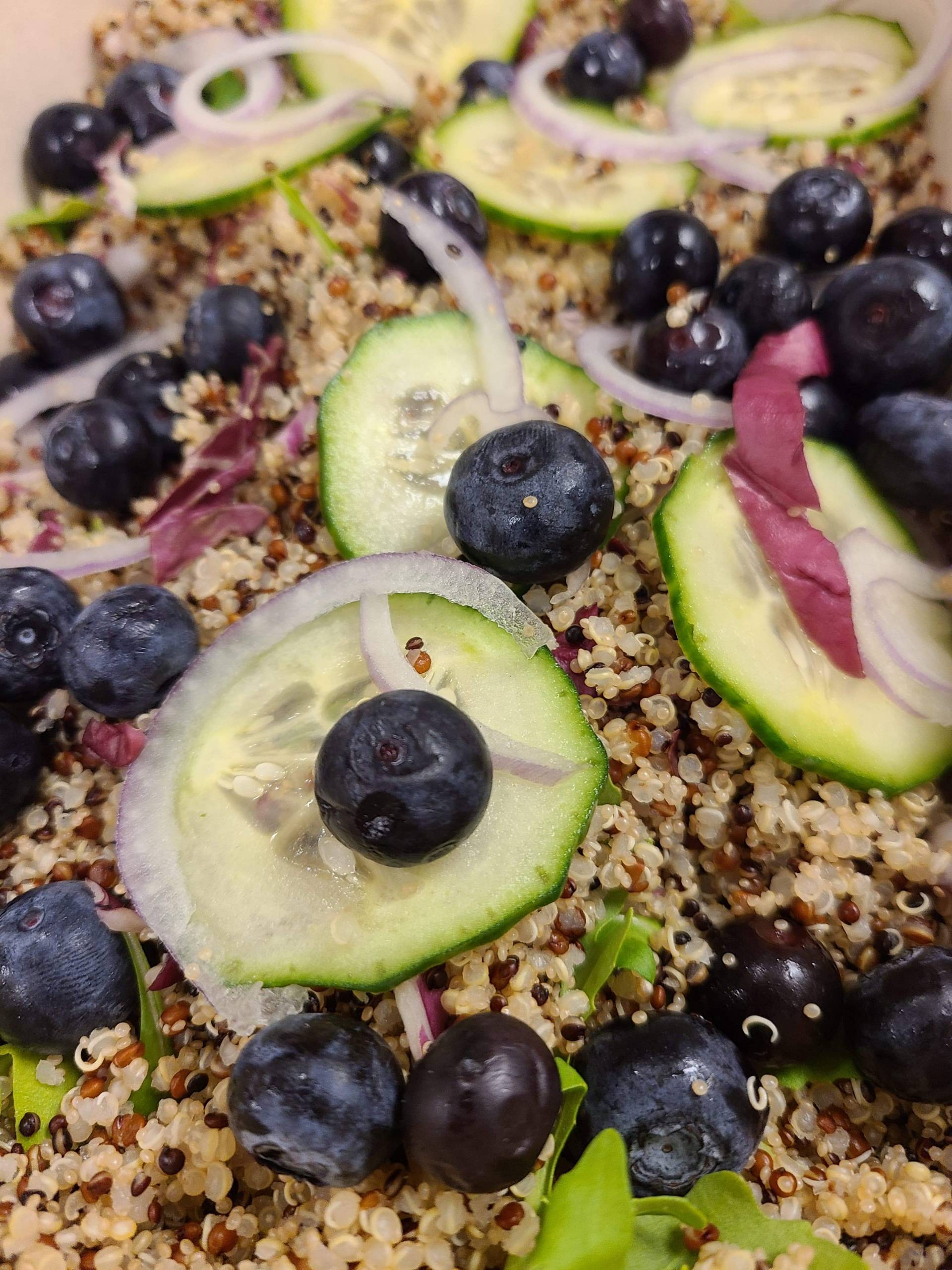 Ancient Grain Salad- chopped chicken Ancient Grain Salad- chopped chicken