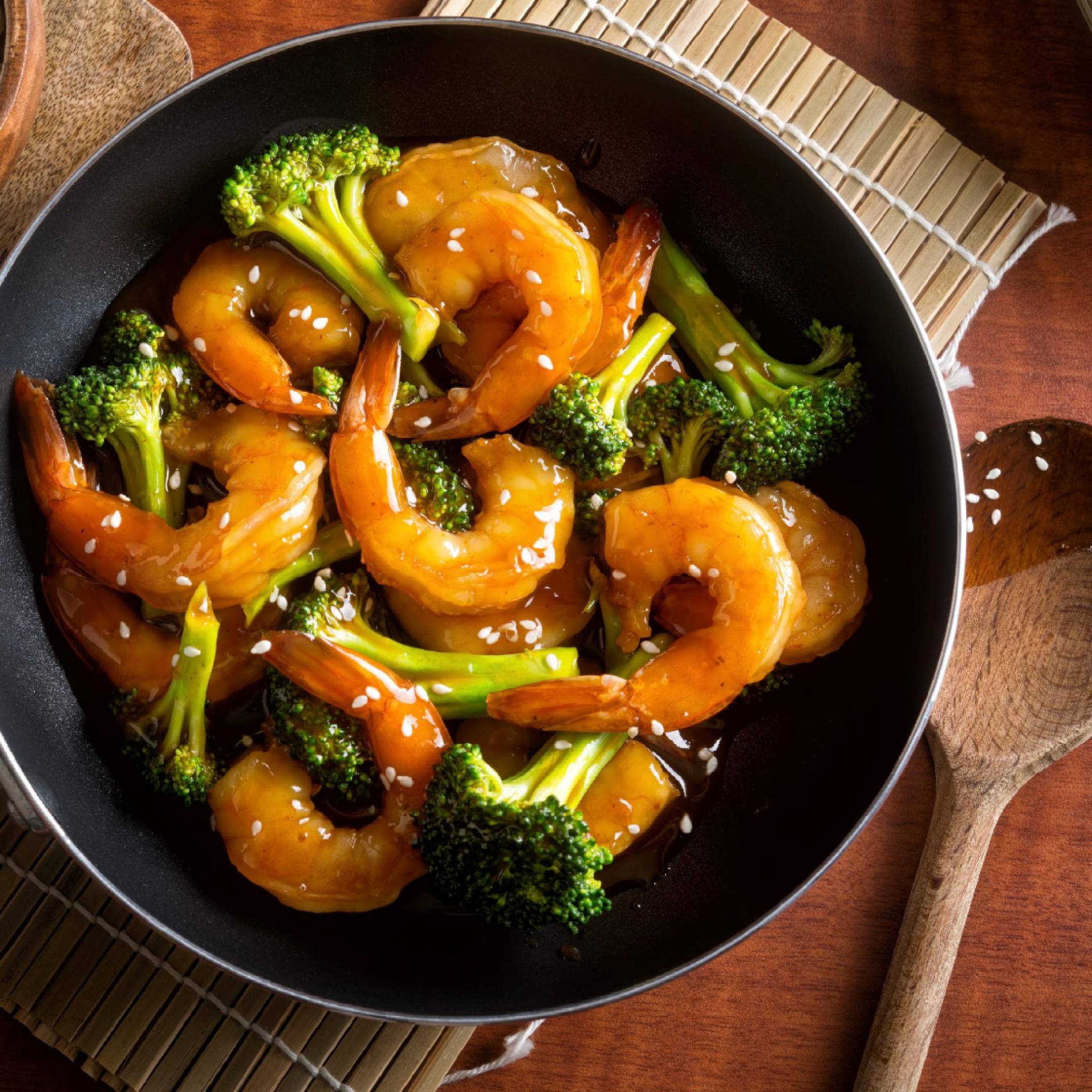 Teriyaki Shrimp & Broccoli