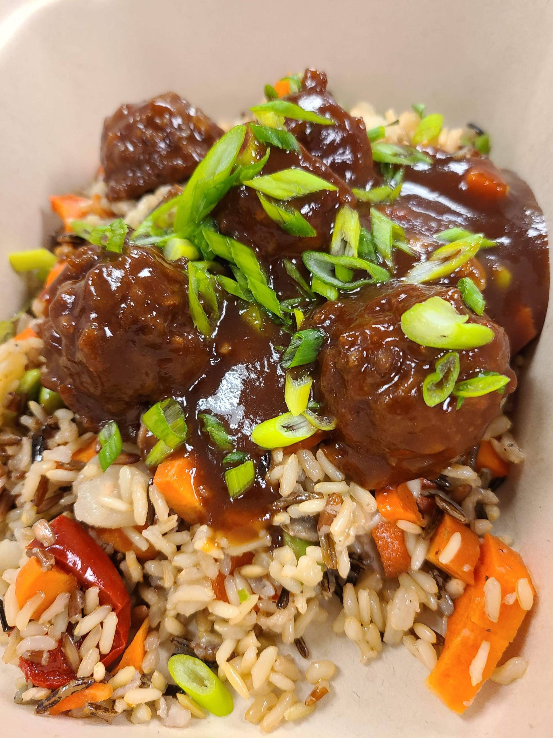 Sweet & Sour Vegan Meatballs