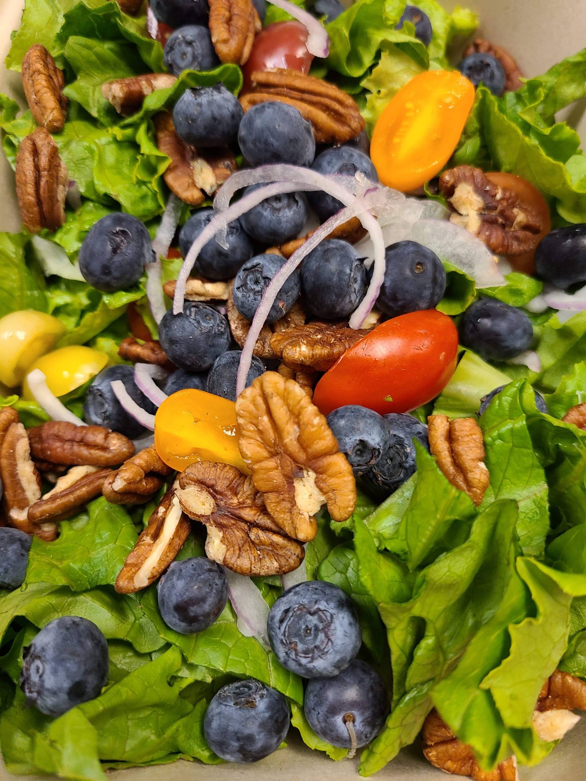 Native Green Salad-salmon