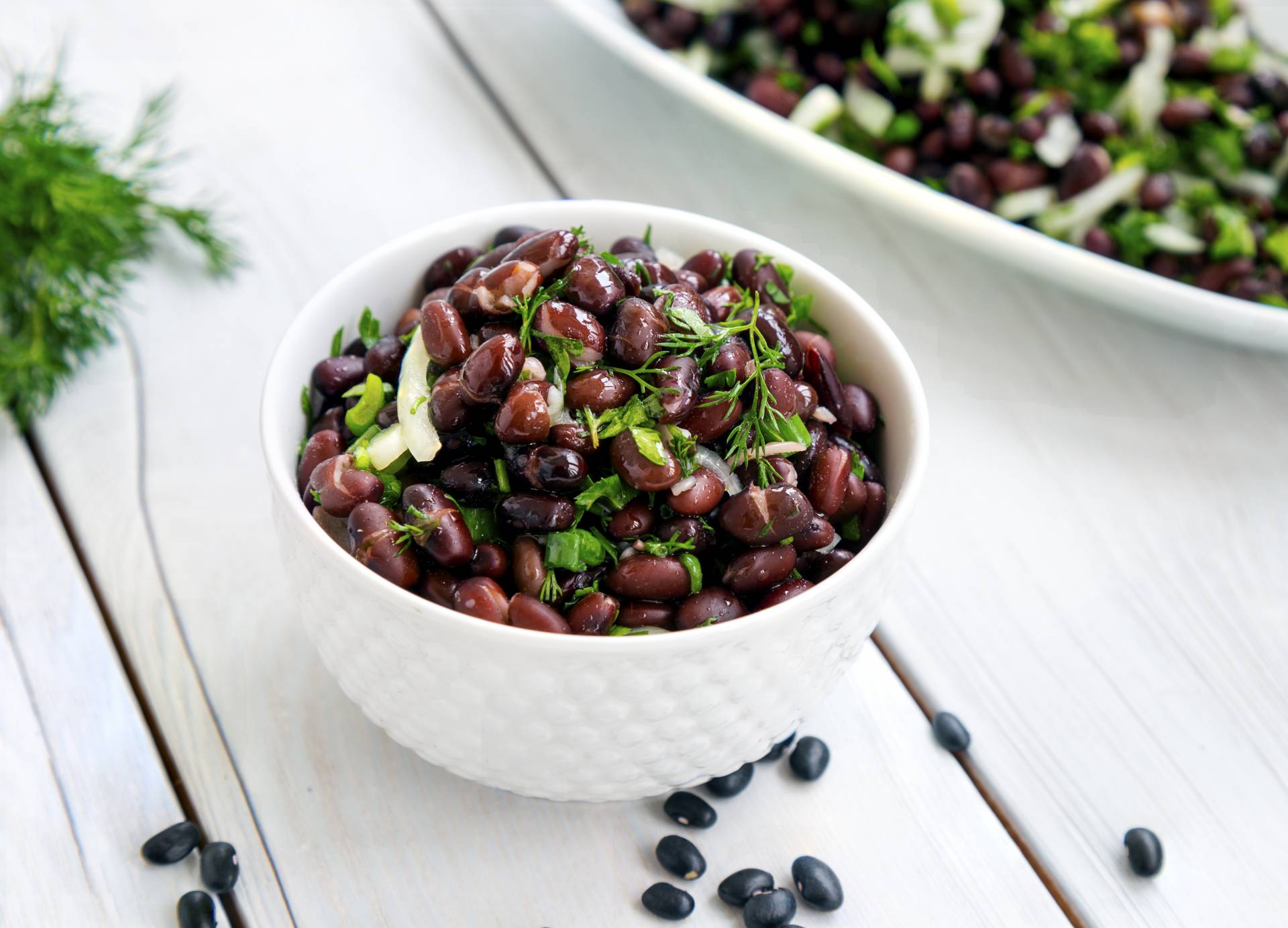 Black Bean Salad- shrimp