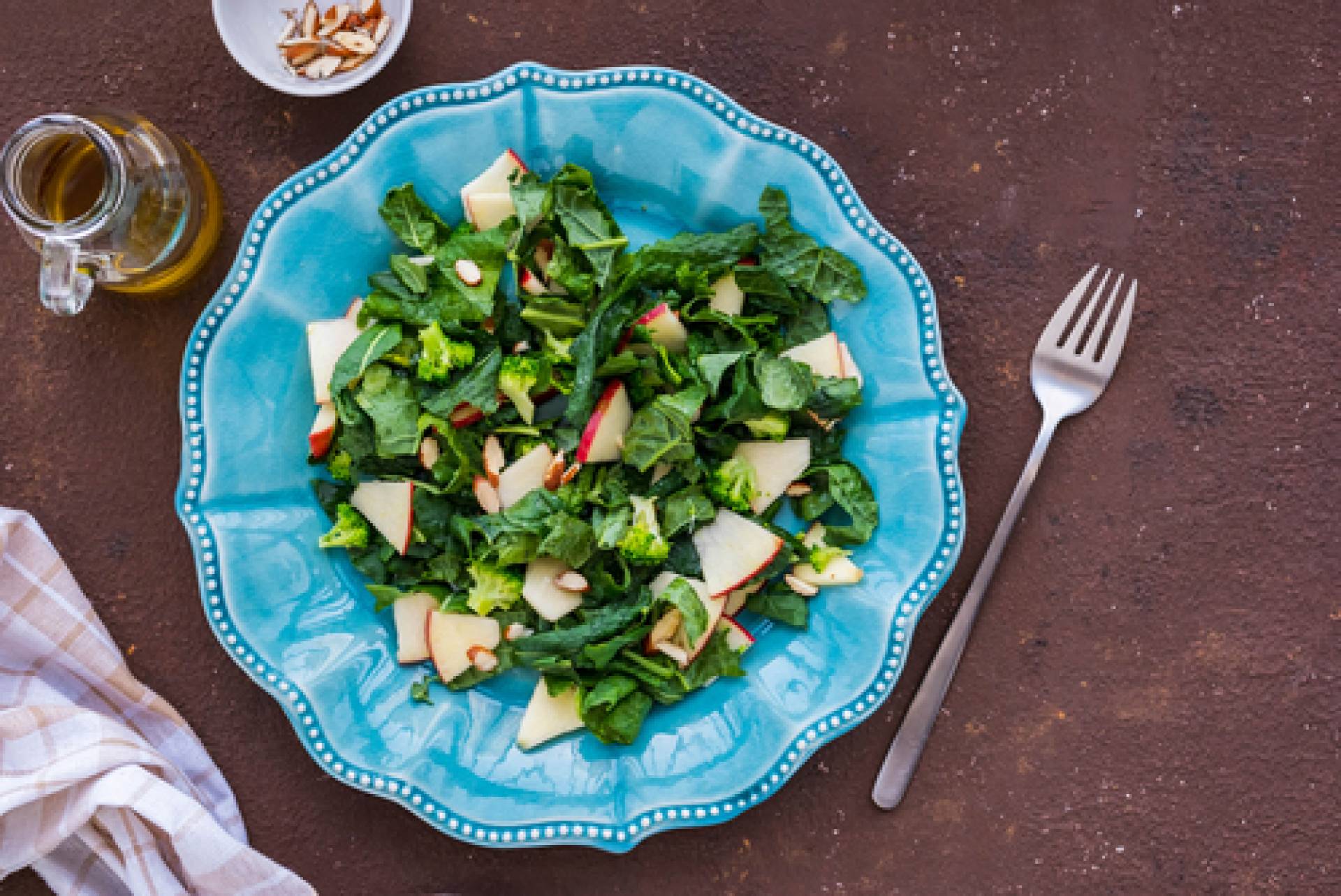 Native Apple Salad-salmon