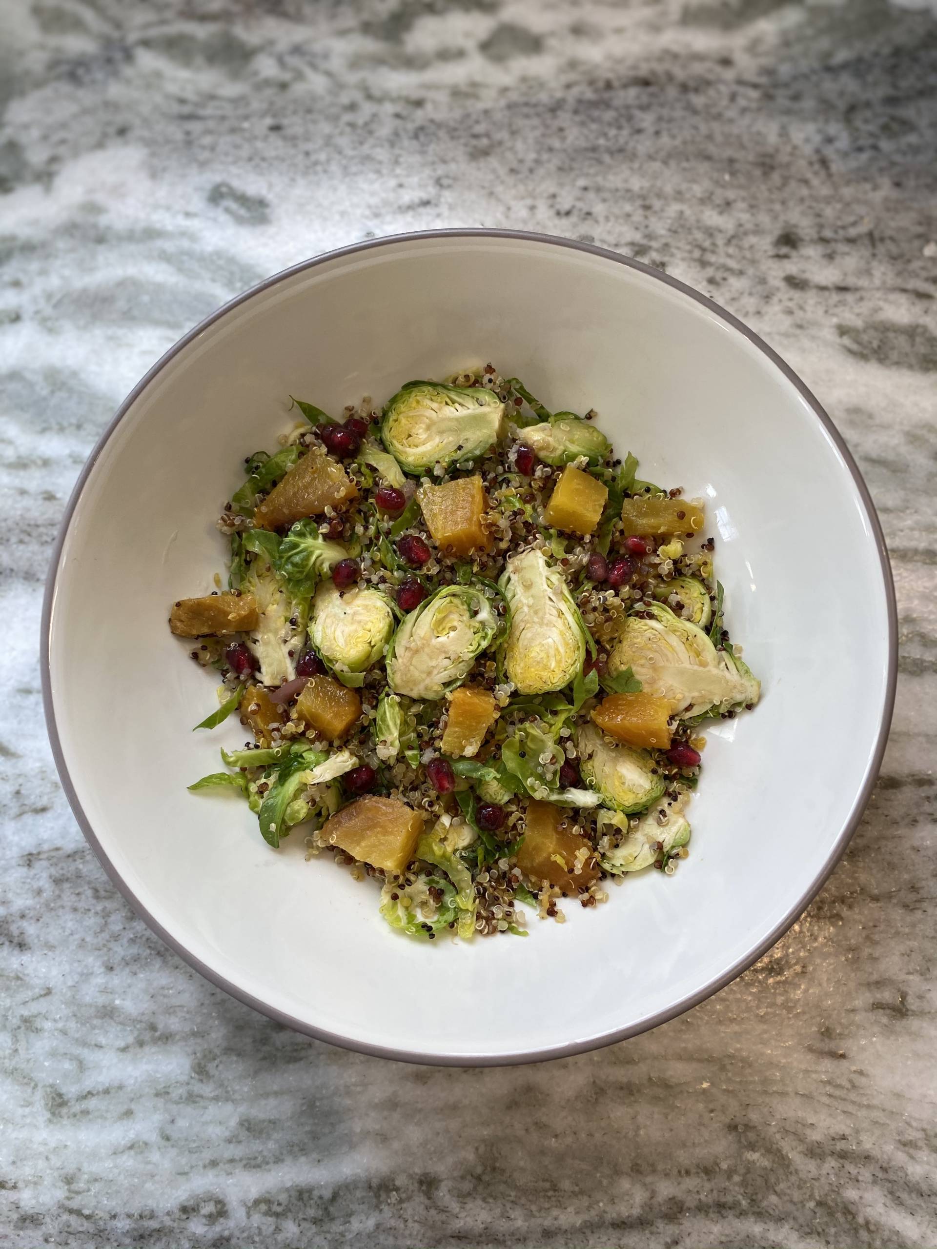 Fall Quinoa Salad-Shrimp