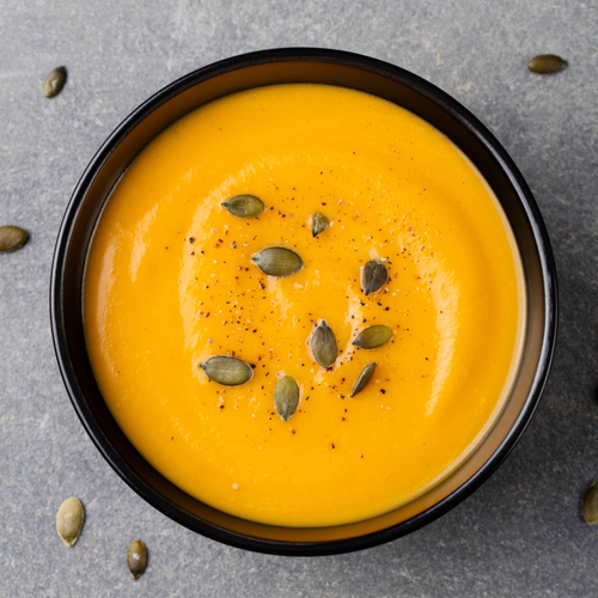 Butternut, Apple, Maple Soup