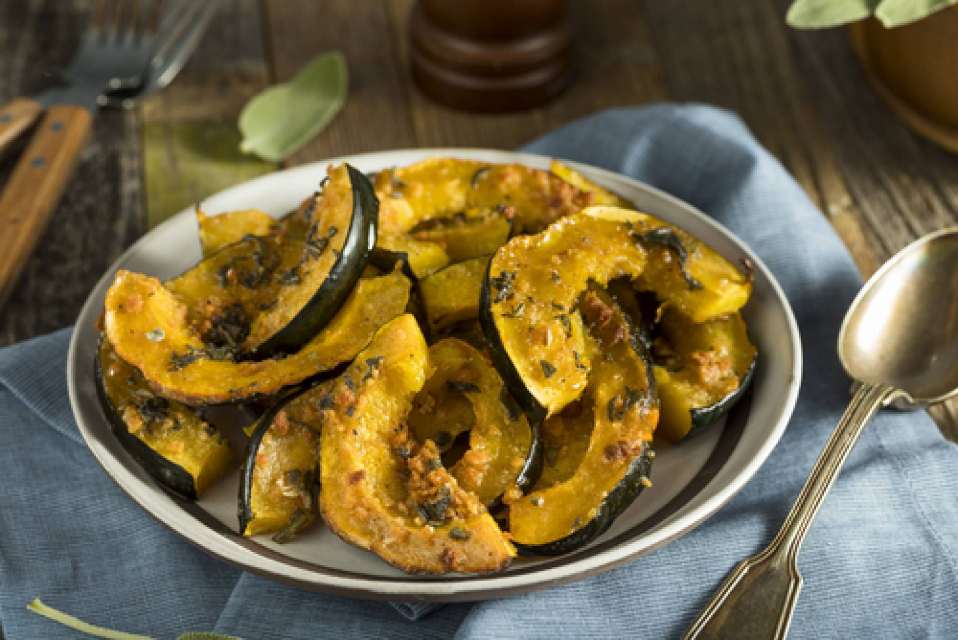 Maple Roasted Acorn Squash