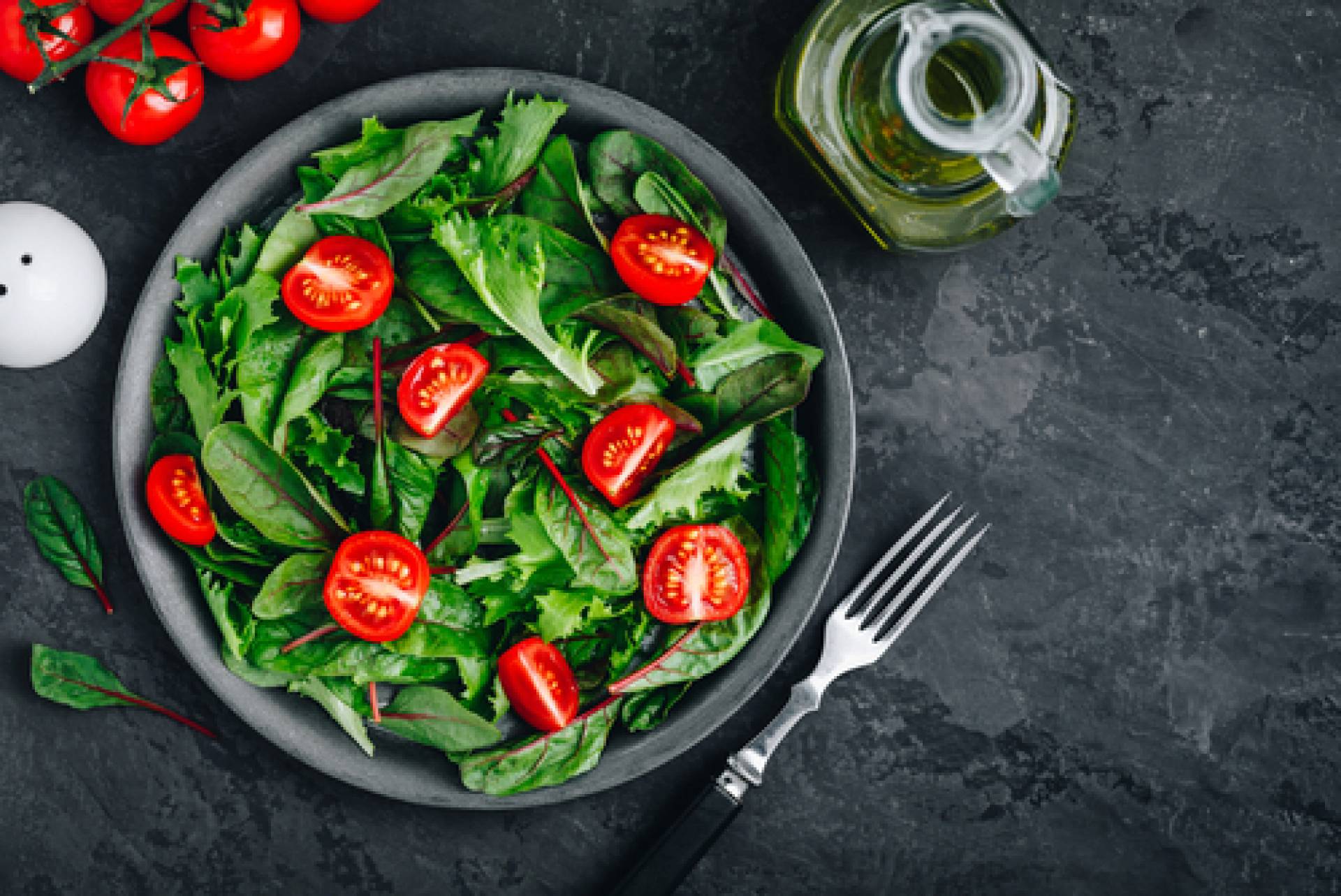 Kale & Tomato Salad - Shrimp Kale & Tomato Salad - Shrimp