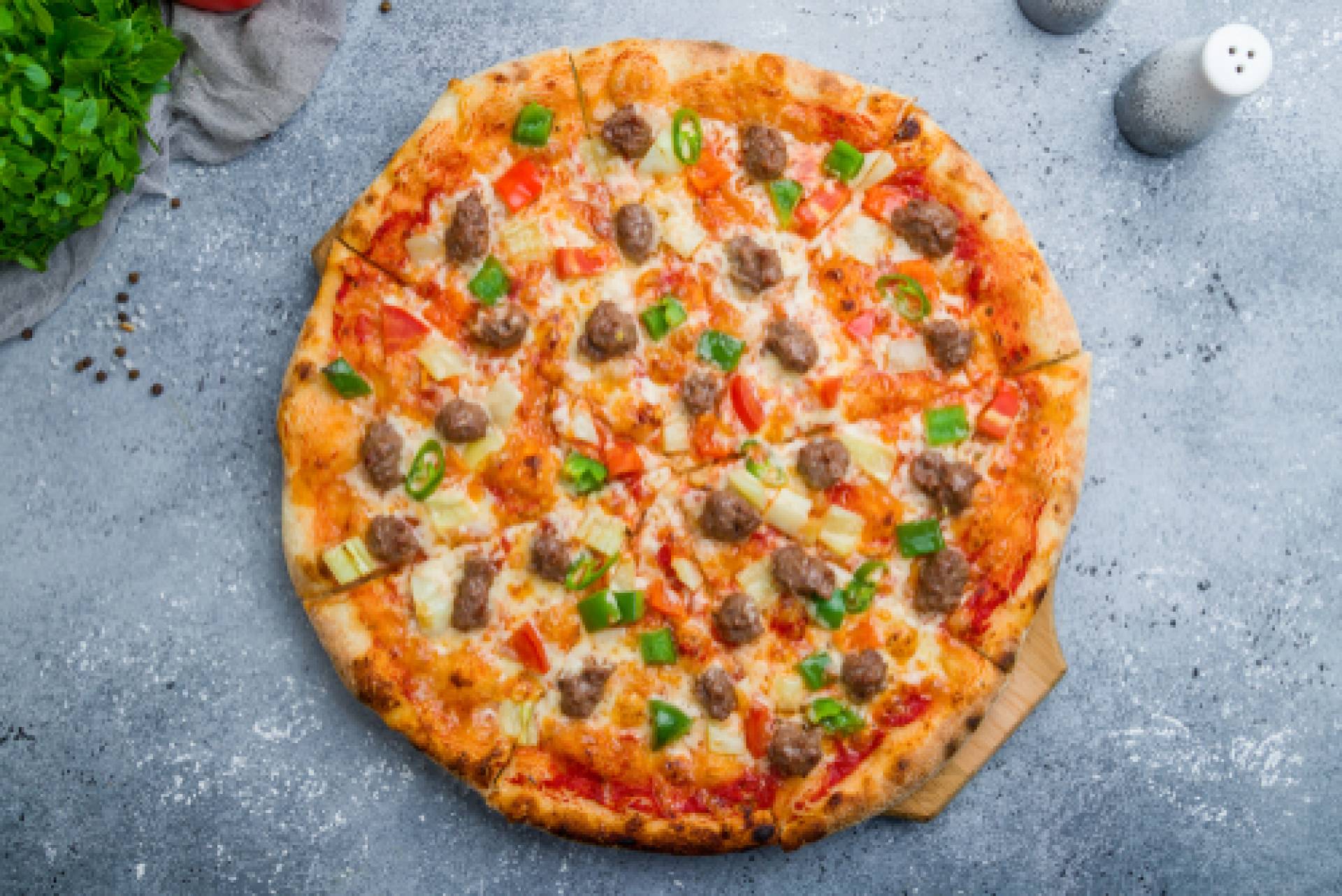 Cauliflower Crust Taco Pizza Cauliflower Crust Taco Pizza