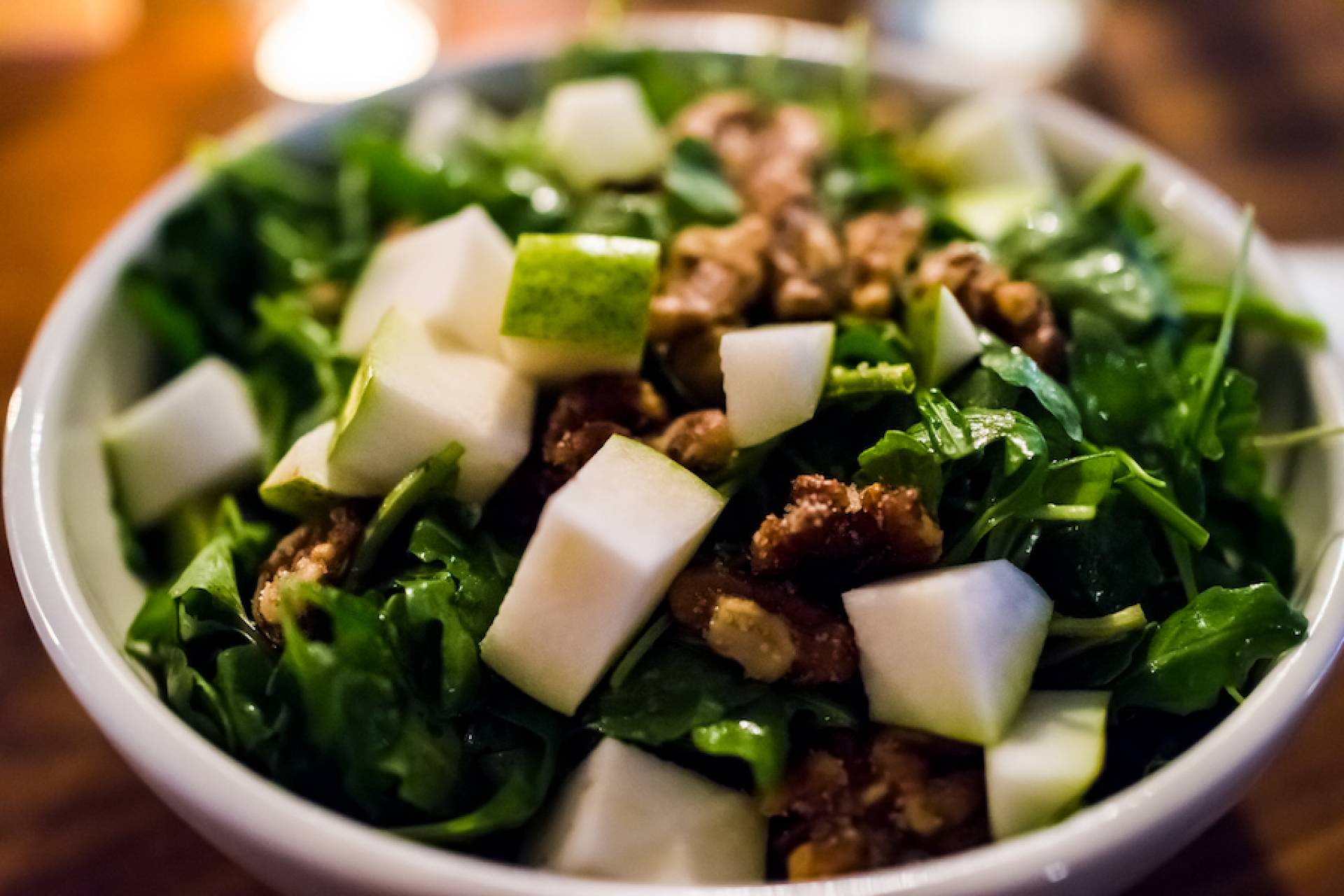 Baby Kale Salad-Salmon Burger Baby Kale Salad-Salmon Burger