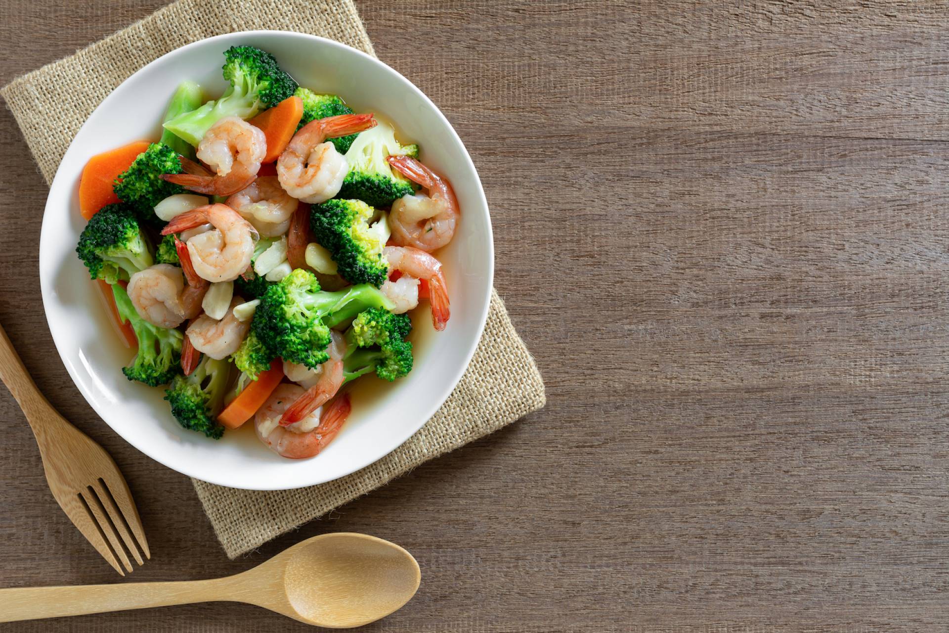 Garlic Shrimp & Broccoli