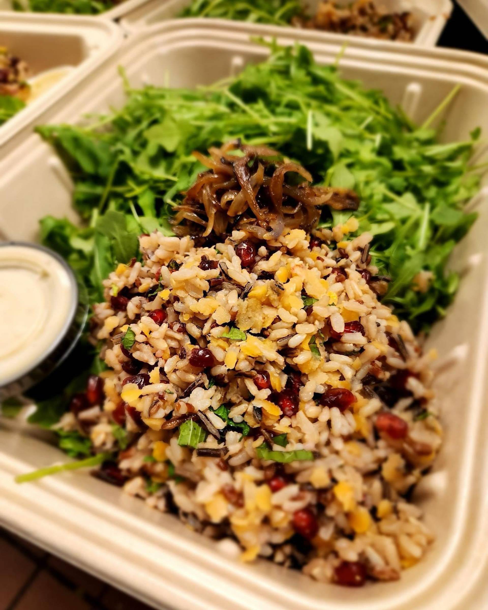 Arugula Rice Bowl-Steak