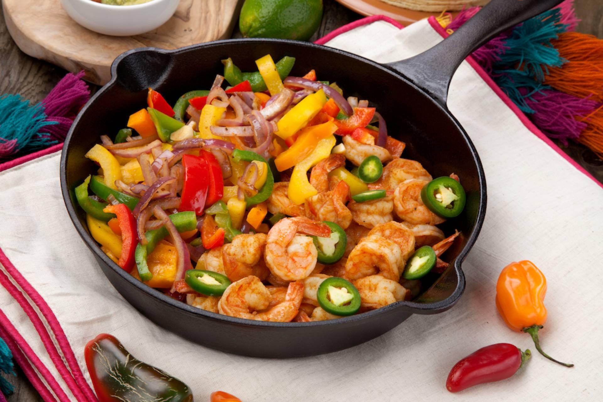 Fajitas-Shrimp Fajitas-Shrimp