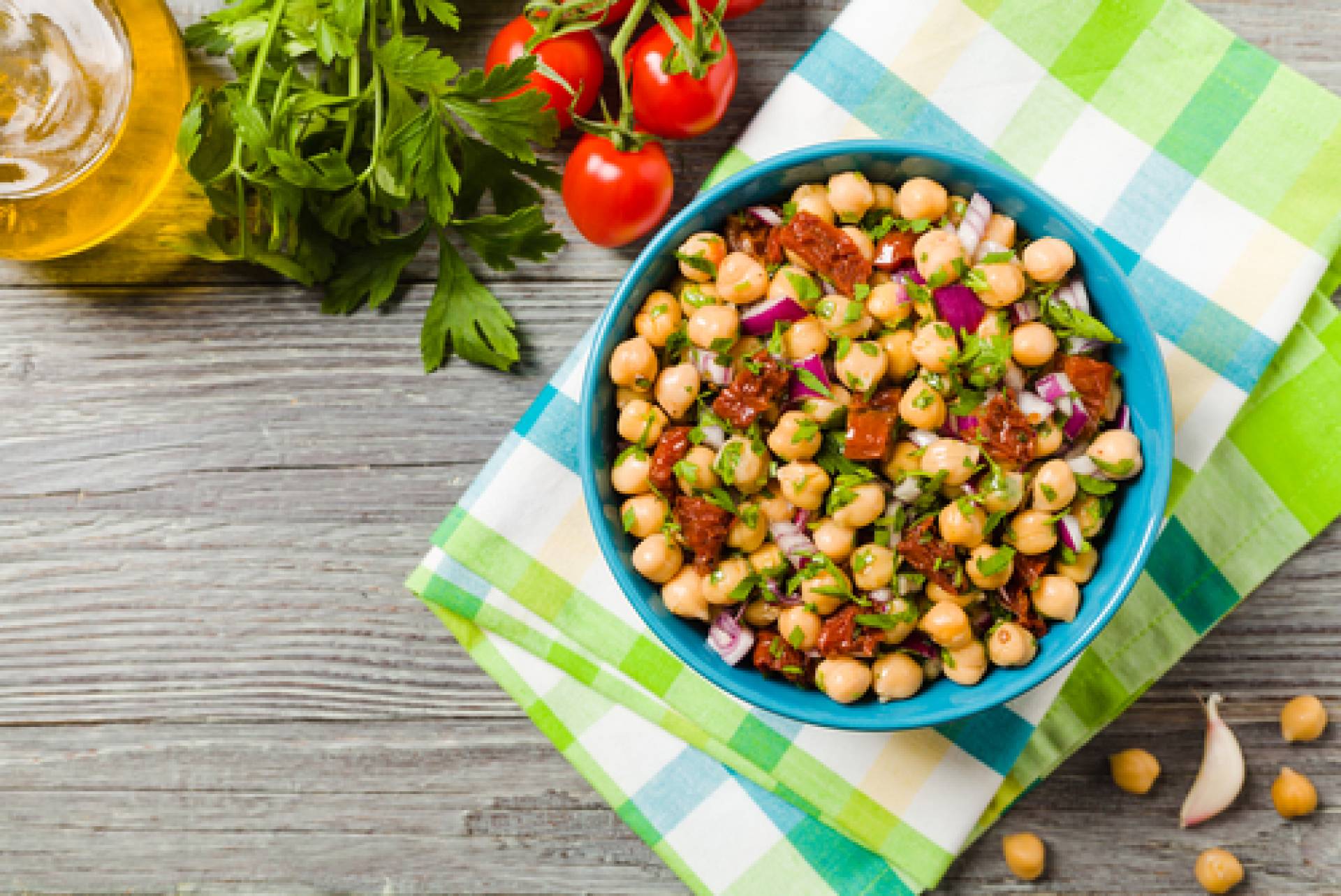 Mediterranean Salad-Steak