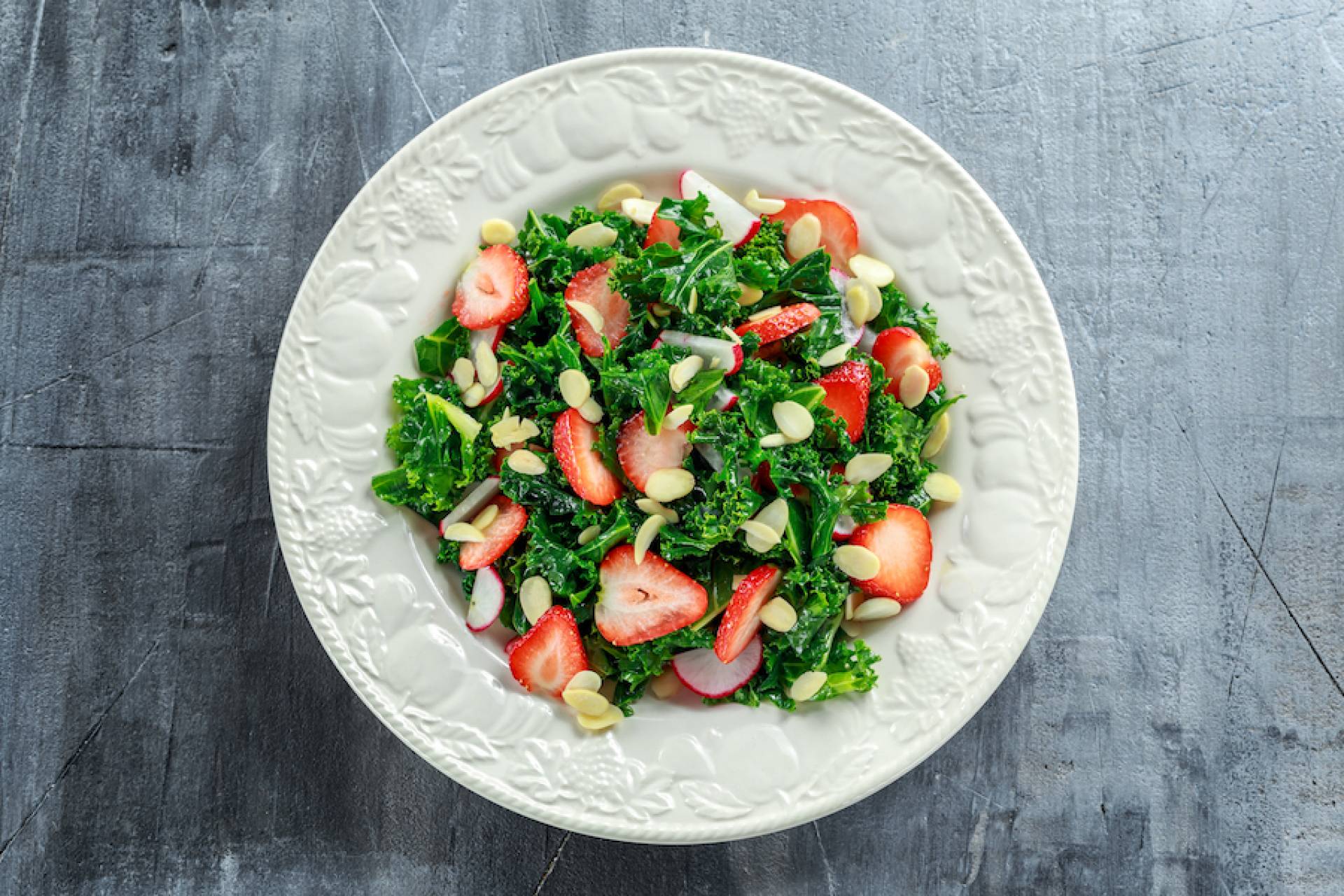 Spring Spinach Salad-Steak