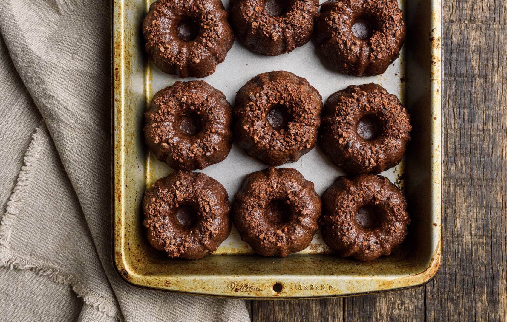 Spiced Chocolate Cake with Cacao Nibs