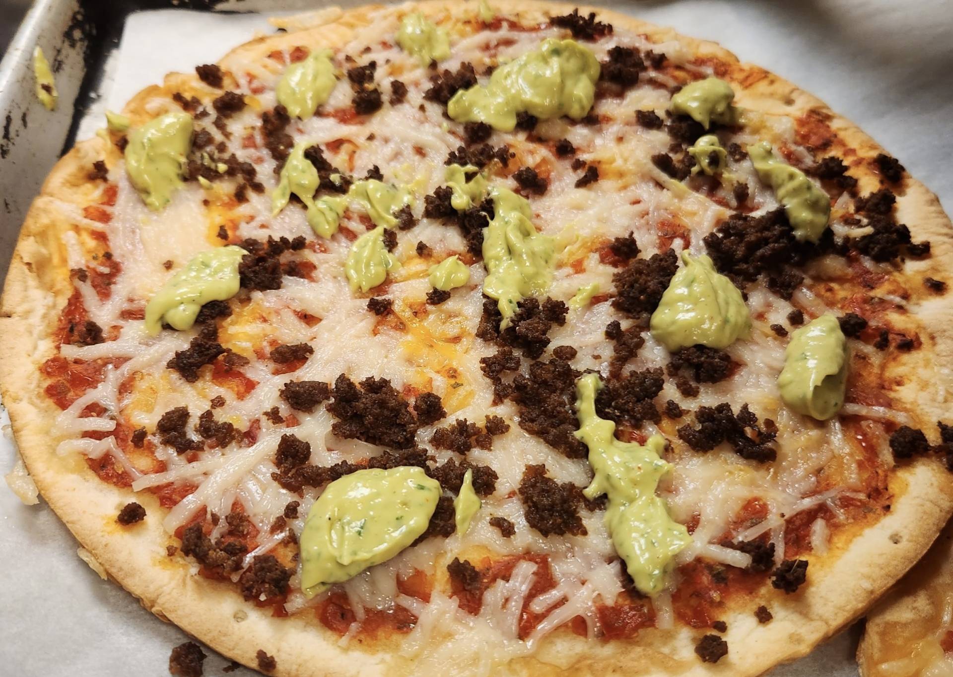 Tex-Mex Cauliflower Crust Pizza
